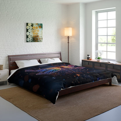 Dragonfly Comforter — Galaxy Rainbow Dragonfly