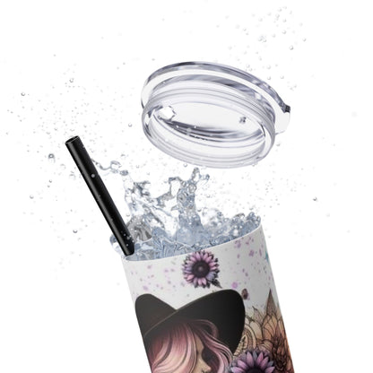 She Overcame Inspirational Skinny Tumbler - House of O & A