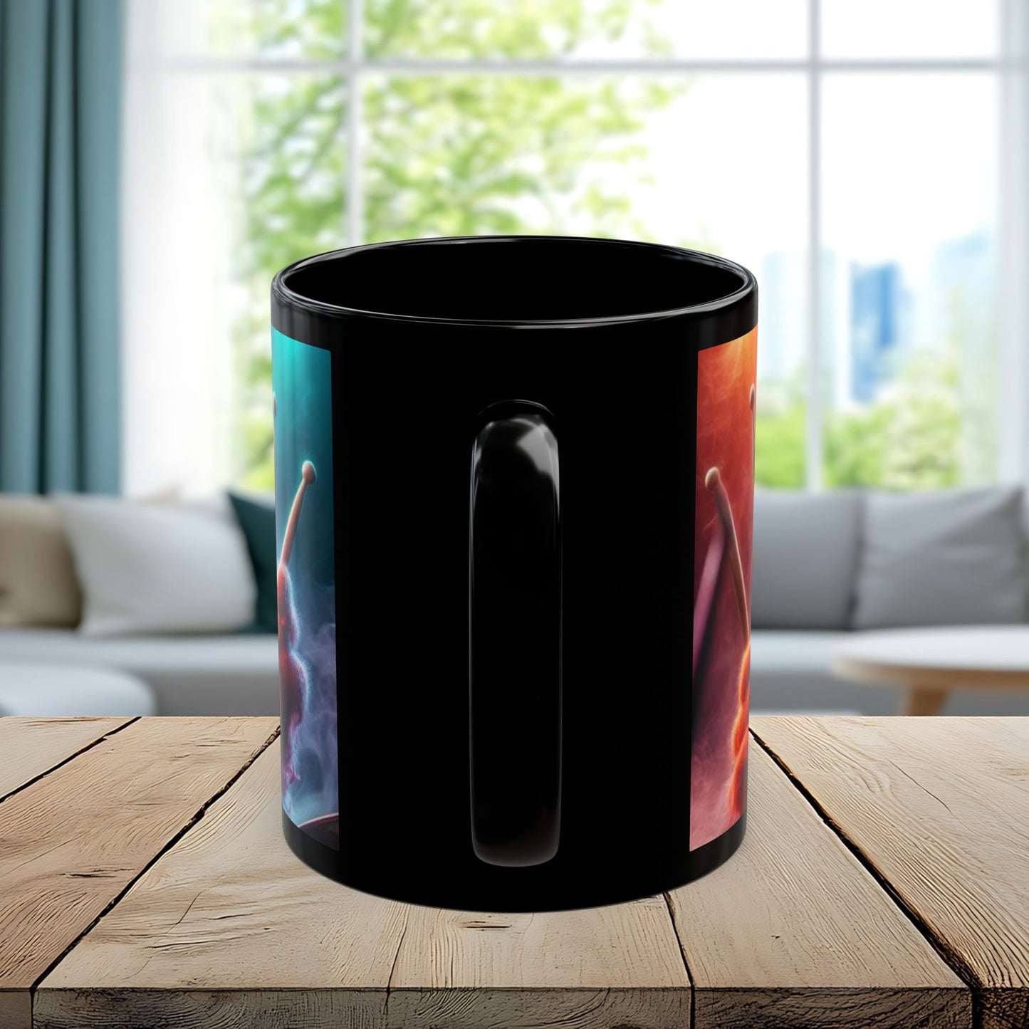 Muppet-Inspired Bright Animal Black Coffee Mug — 11oz & 15oz