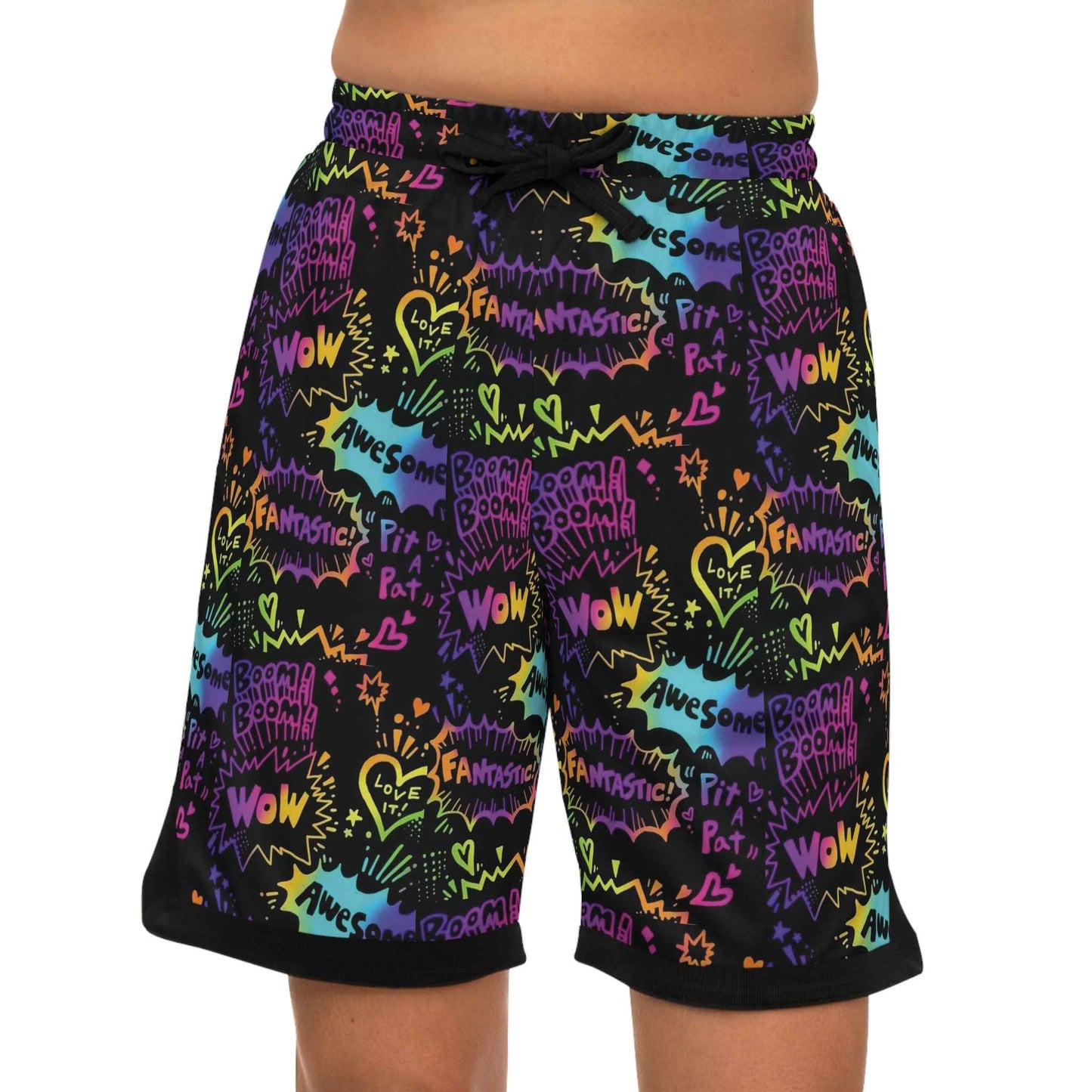 Men's Basketball Graffiti Rib Shorts
