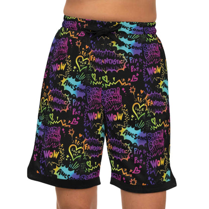 Men's Basketball Graffiti Rib Shorts