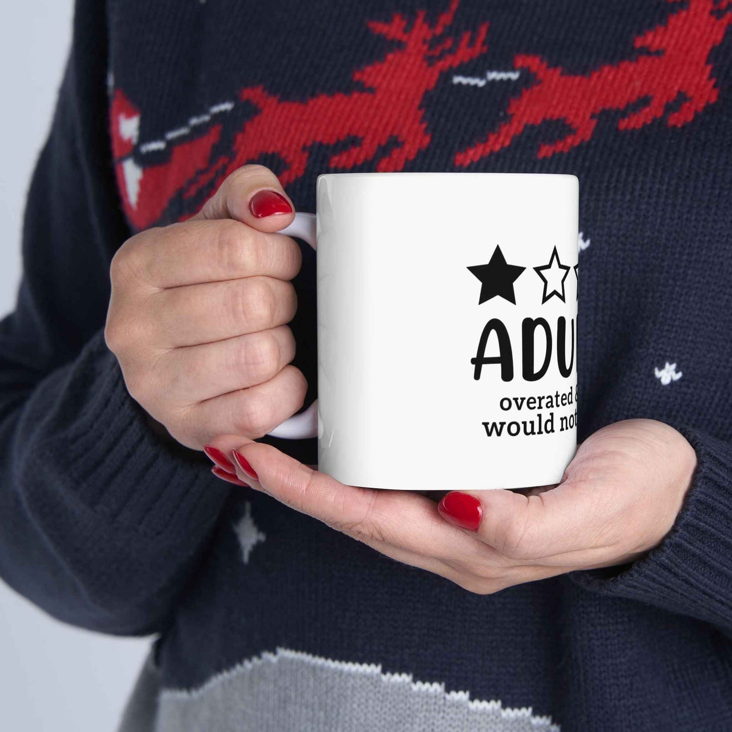 Adulting Funny Coffee Mug