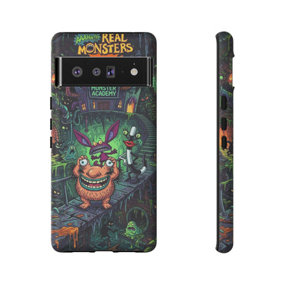 Google Pixel - Colorful Cartoon Monster Academy Design (Tough Cases)