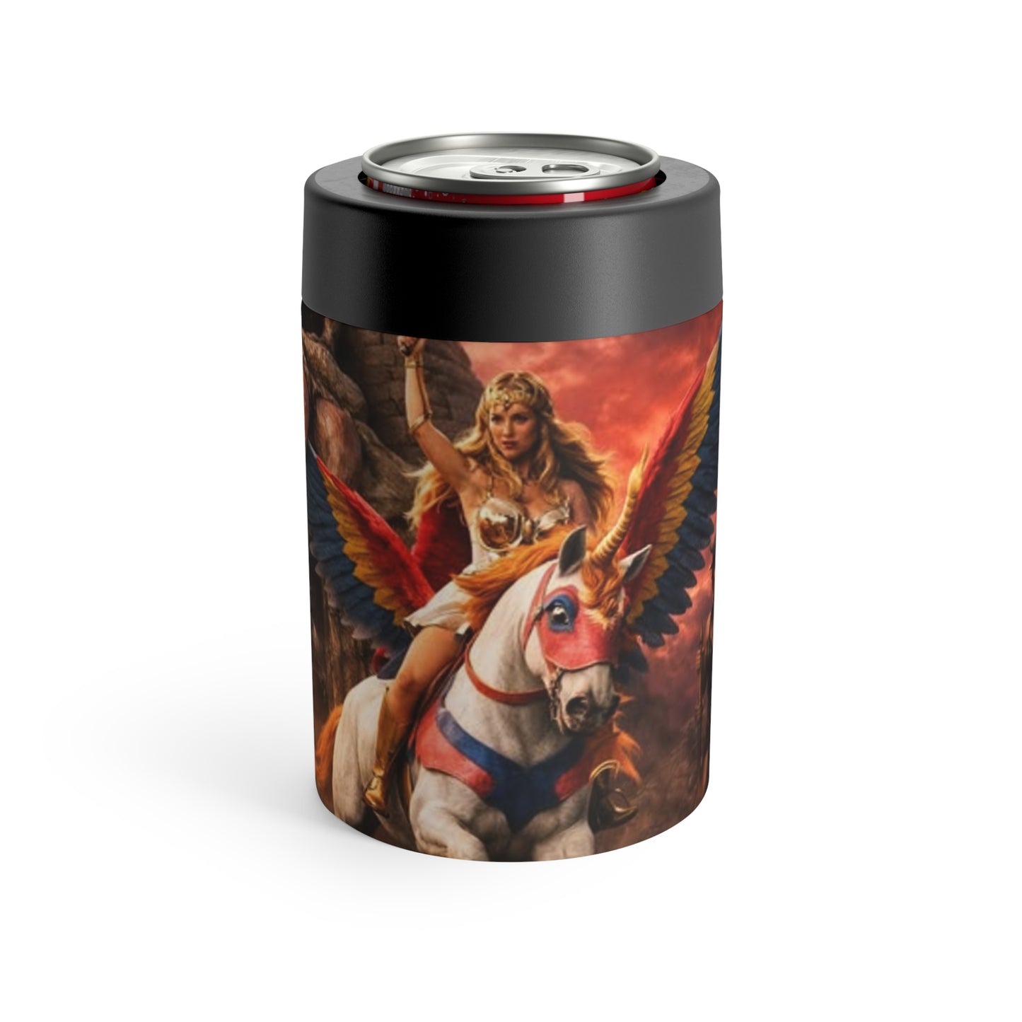 Masters of Eternity Can Cooler – Retro Fantasy Warrior Insulated Drink Holder