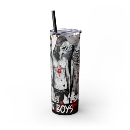 I Love Bad Boys Skinny Tumbler