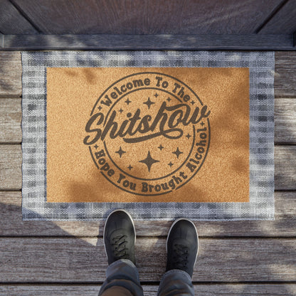 "Welcome to the Shit Show" Welcome Mat