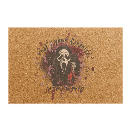 'You’re Favorite Scary Movie' Ghostface Welcome Mat