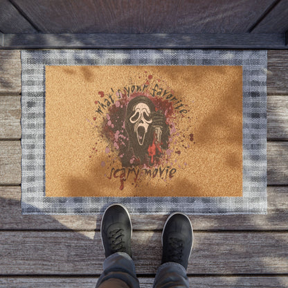 'You’re Favorite Scary Movie' Ghostface Welcome Mat
