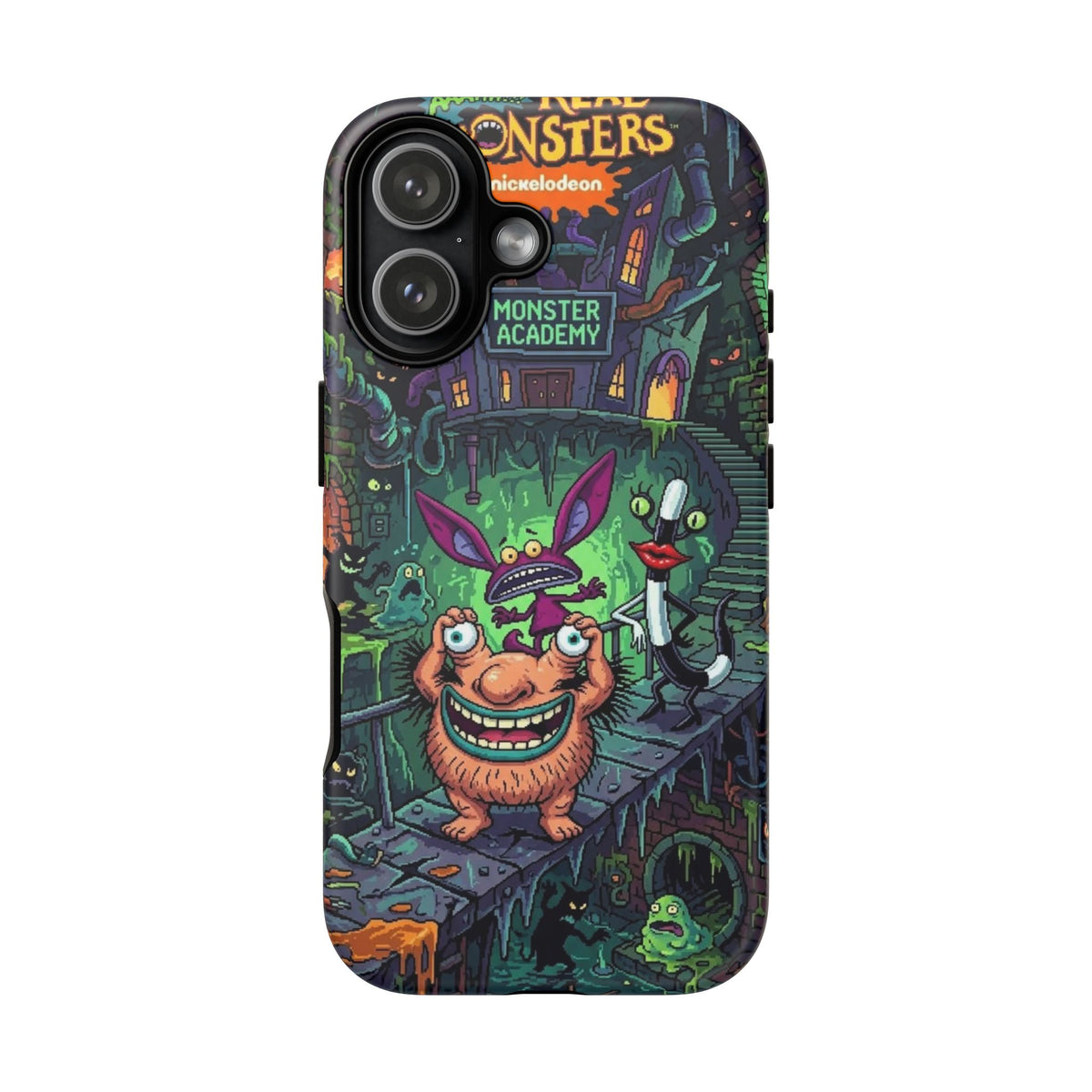Colorful Cartoon Monster Academy Design (Tough Cases)