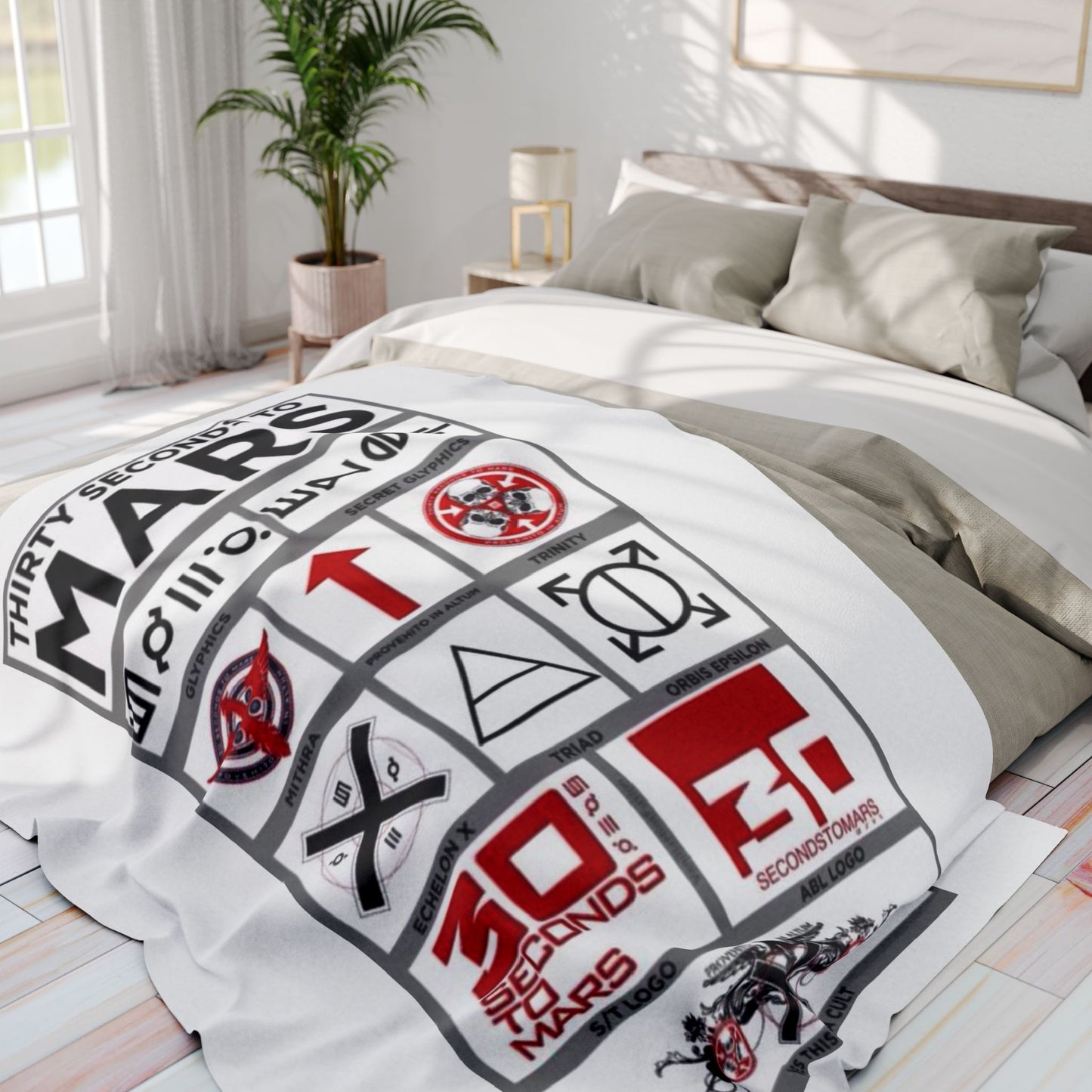 Thirty Seconds to Mars Arctic Blanket — "Yes This Is a Cult"