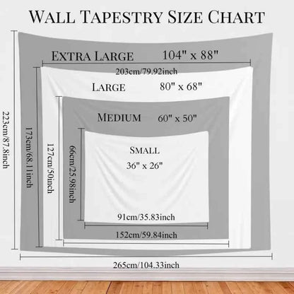 Occult Crystal Ball Tapestry — "I Can Clearly See That You Are Full of Shit" Wall Hanging