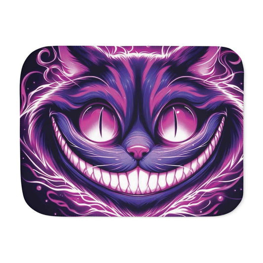 Cheshire Cat Sherpa Blanket