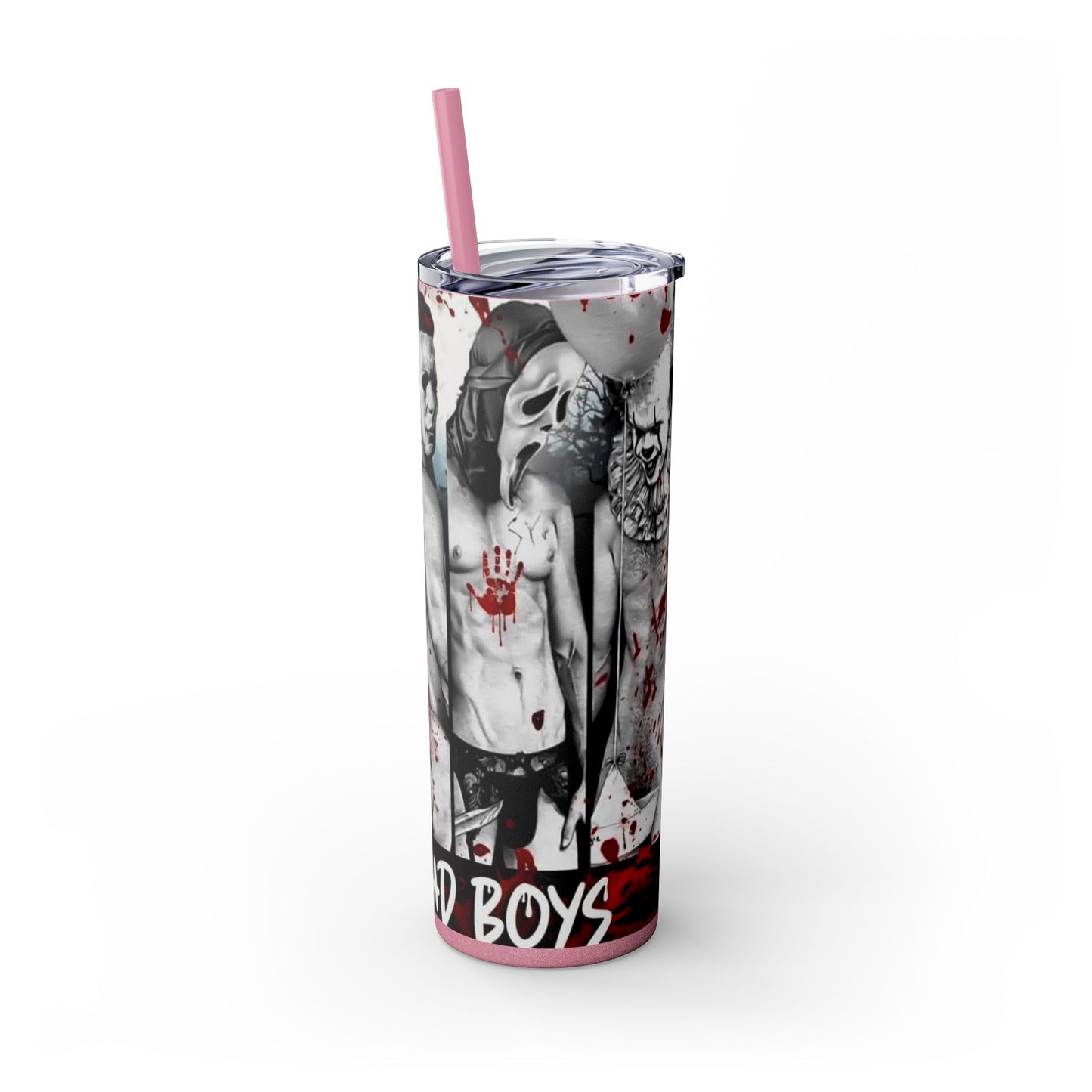 I Love Bad Boys Skinny Tumbler