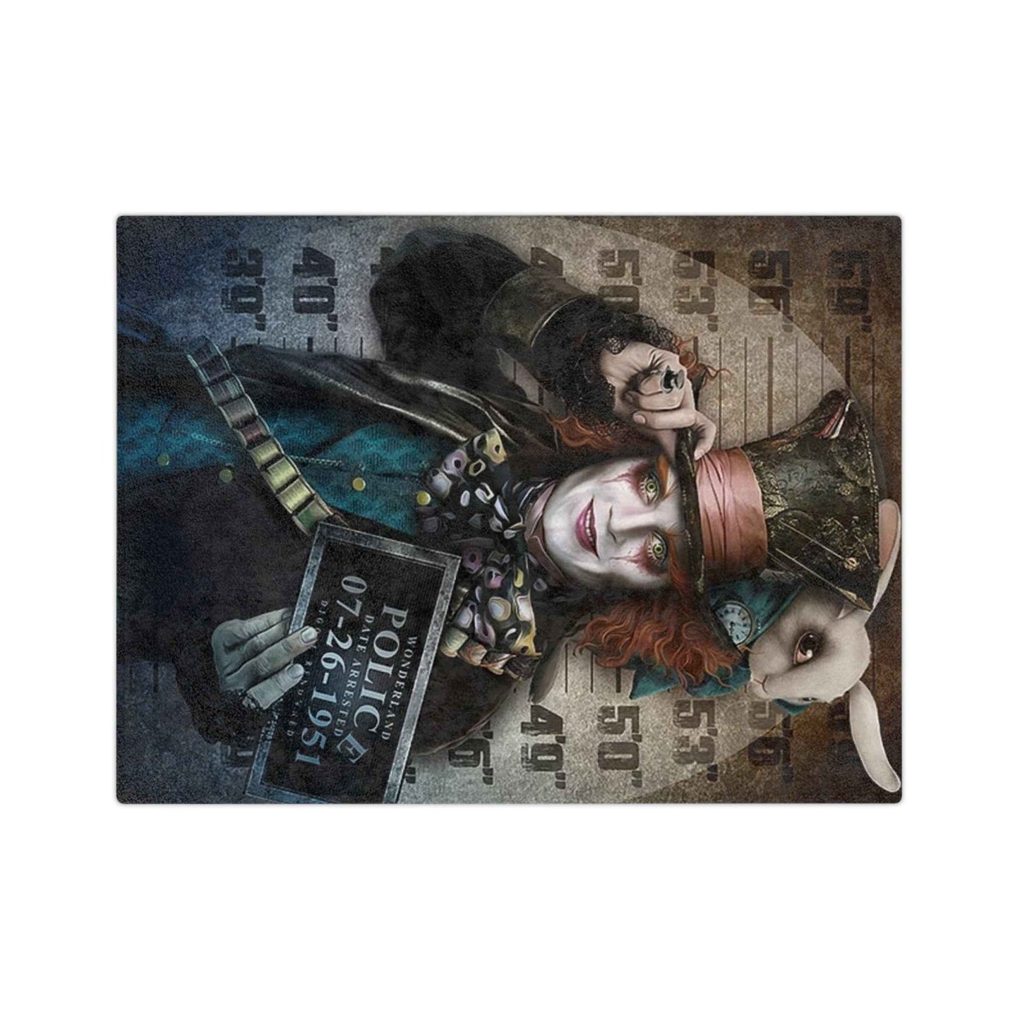 Mad Hatter - Velveteen Minky Blanket