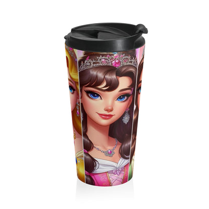 I Love Princesses 2 - Stainless Steel Travel Mug - House of O & A