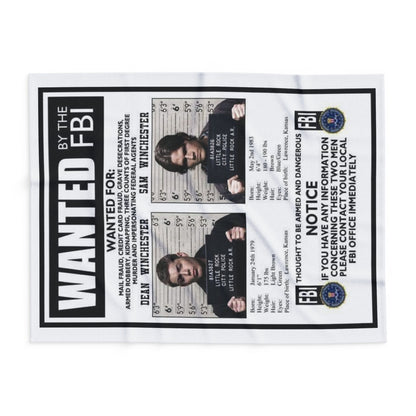 Supernatural Sam & Dean Arctic Blanket