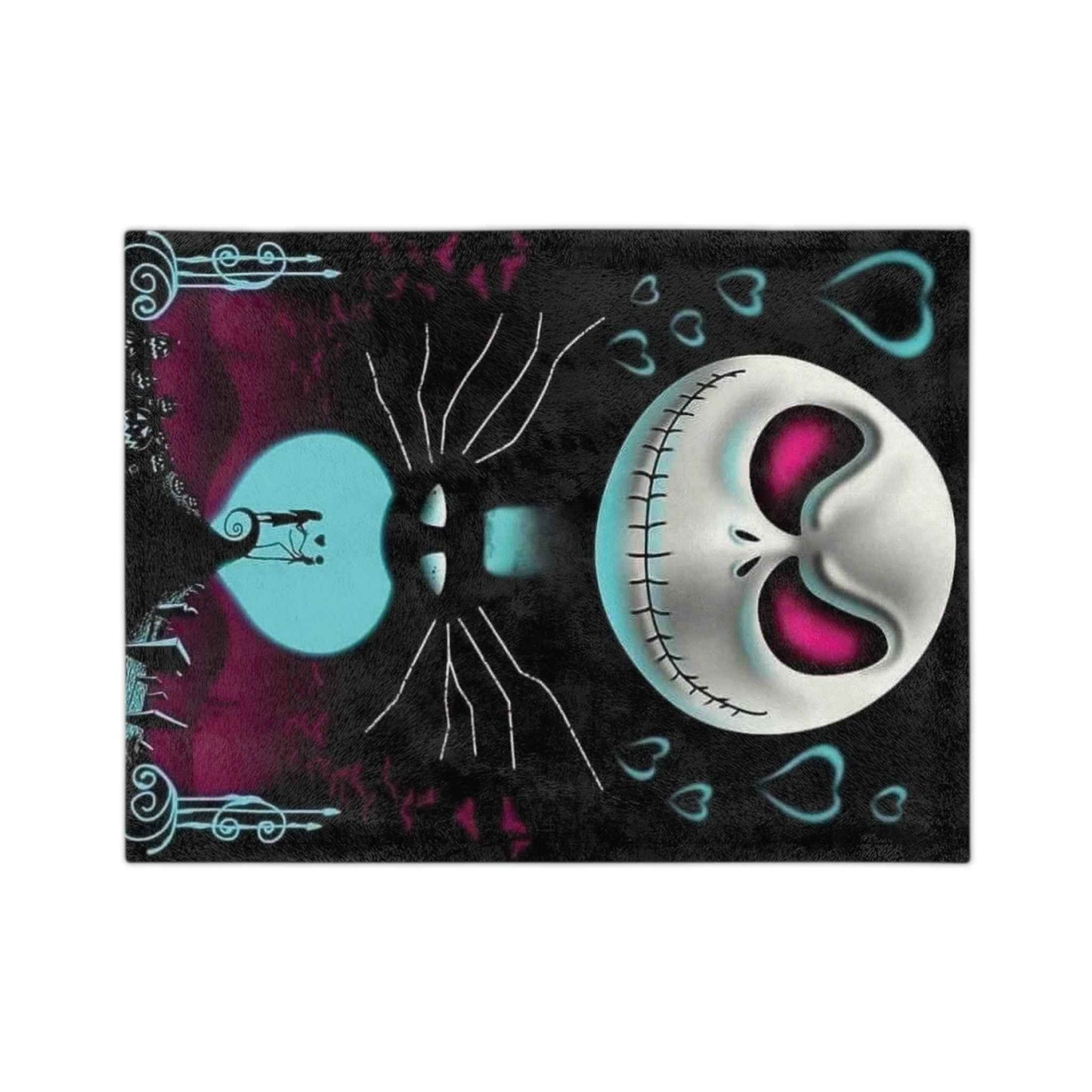 Jack Skeleton Halloween Velveteen Blanket