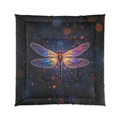 Dragonfly Comforter — Galaxy Rainbow Dragonfly