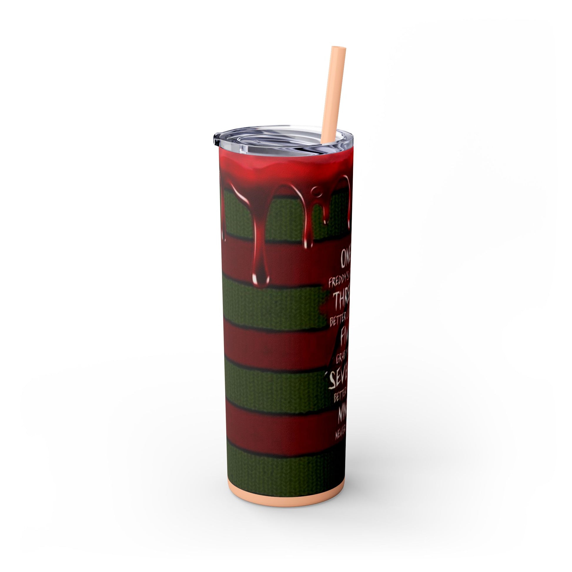 🔥 Freddy Krueger Skinny Tumbler – A Nightmare You’ll Love 🔥 - House of O & A