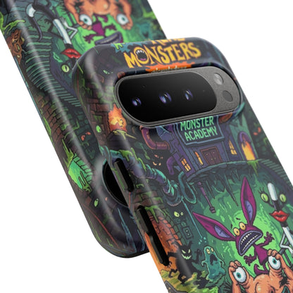 Colorful Cartoon Monster Academy Design (Tough Cases)