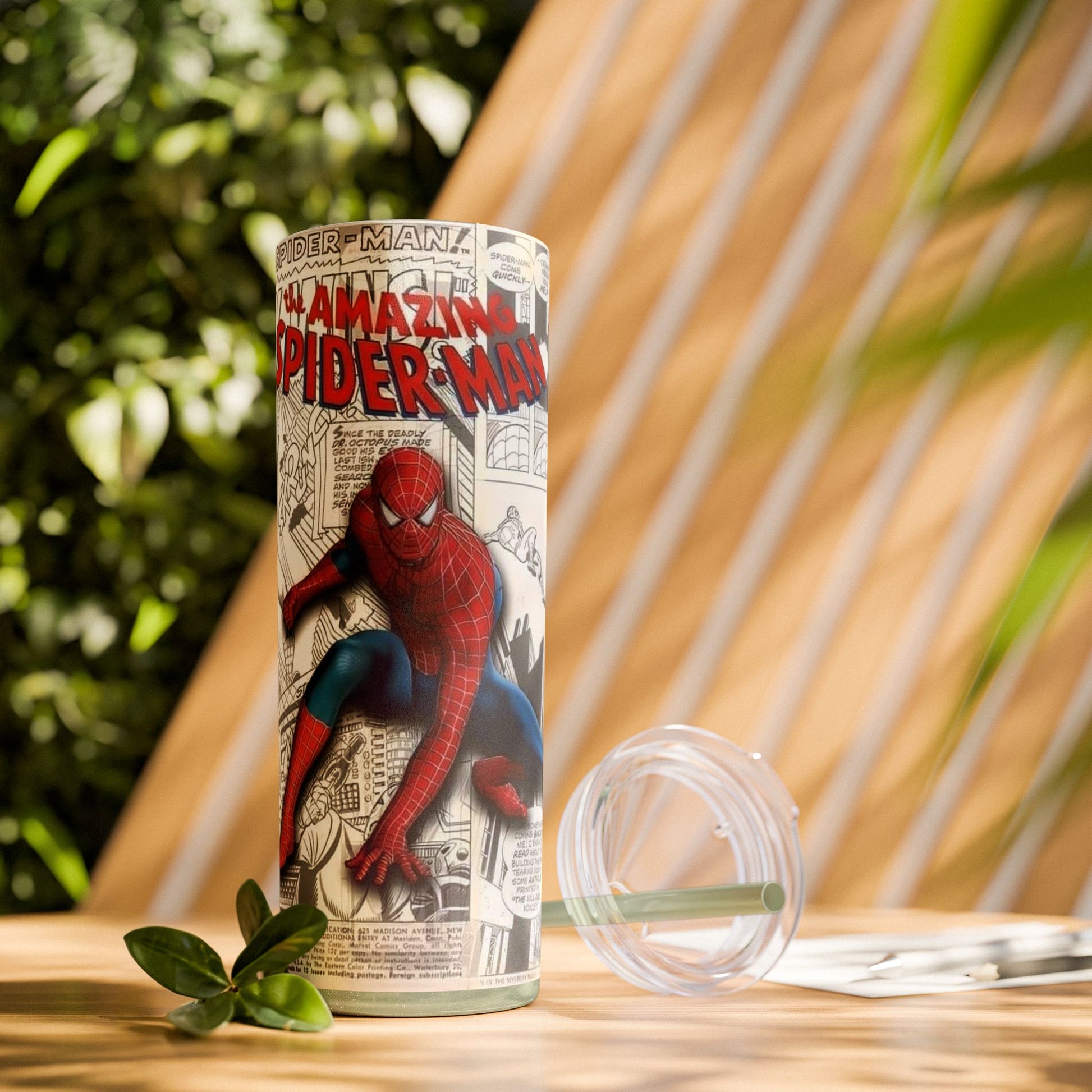 Skinny Tumbler Spiderman 20oz - House of O & A