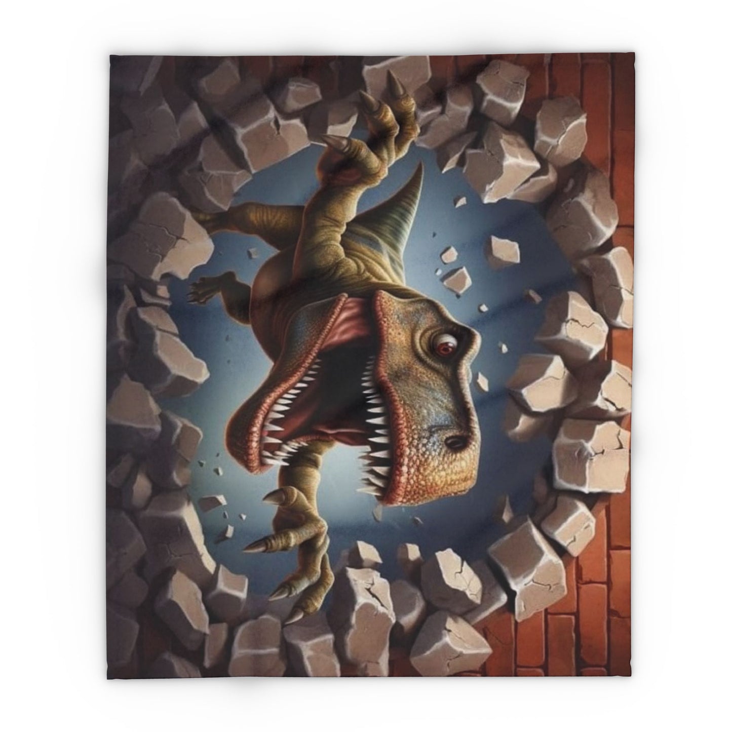 T-Rex Wall Break Arctic Blanket - House of O & A
