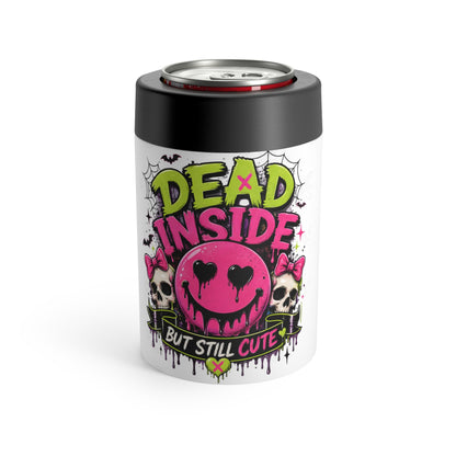 Can Holder — 'Dead Inside But Cute' Skull Can Cooler