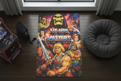 80s Cartoon Area Rug — Retro Kids