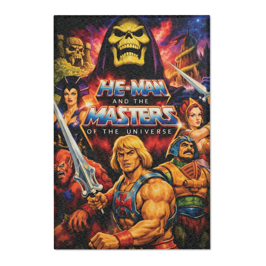 80s Cartoon Area Rug — Retro Kids