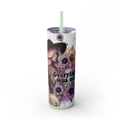 She Overcame Inspirational Skinny Tumbler - House of O & A