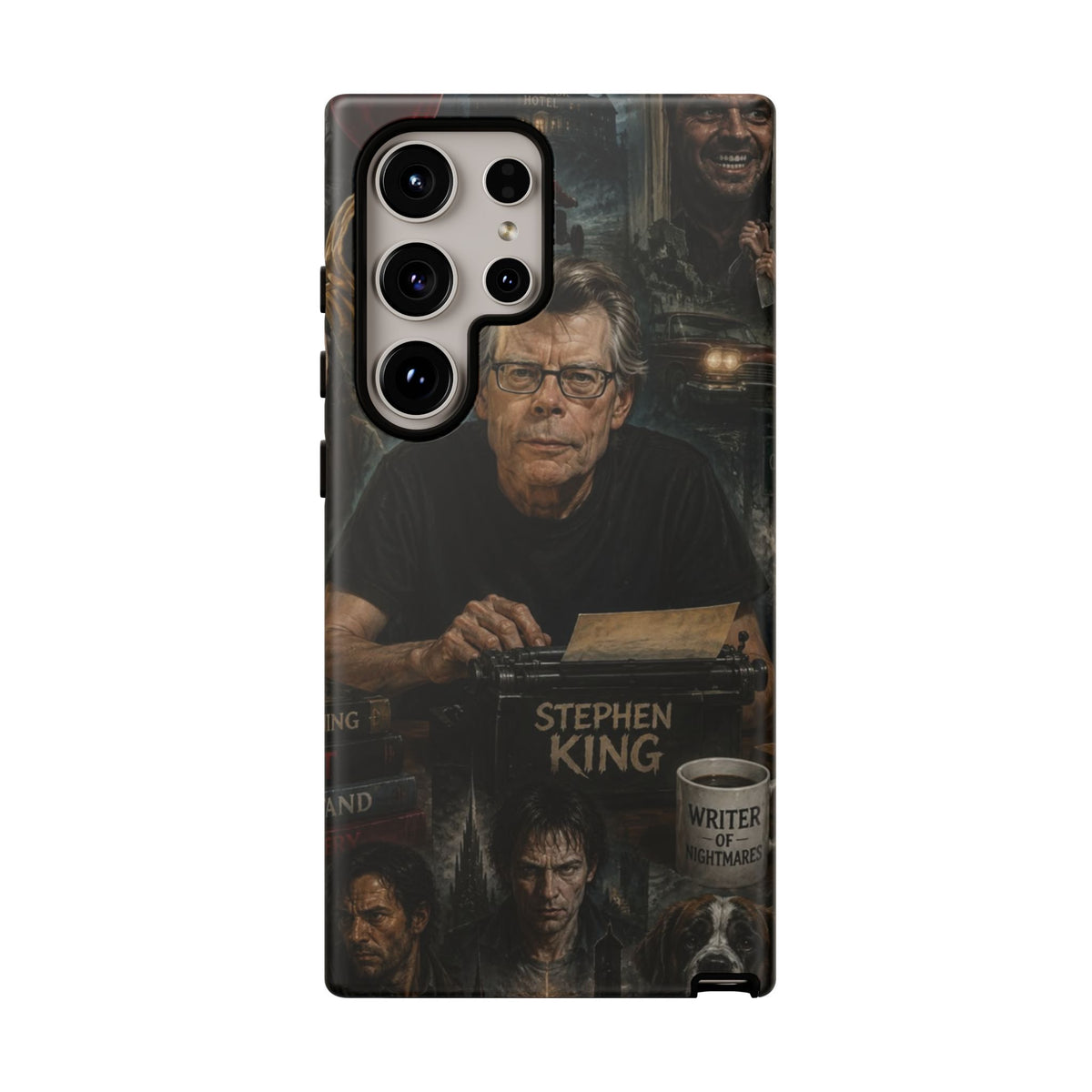Stephen King Horror Phone Case – Gothic Dark Literature Samsung Protective Case