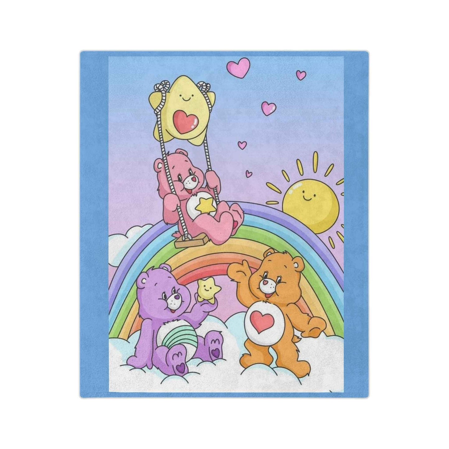 The Care Bears - Velveteen Minky Blanket