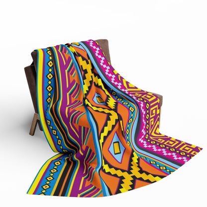 Aztec Pattern - Arctic Blanket - House of O & A