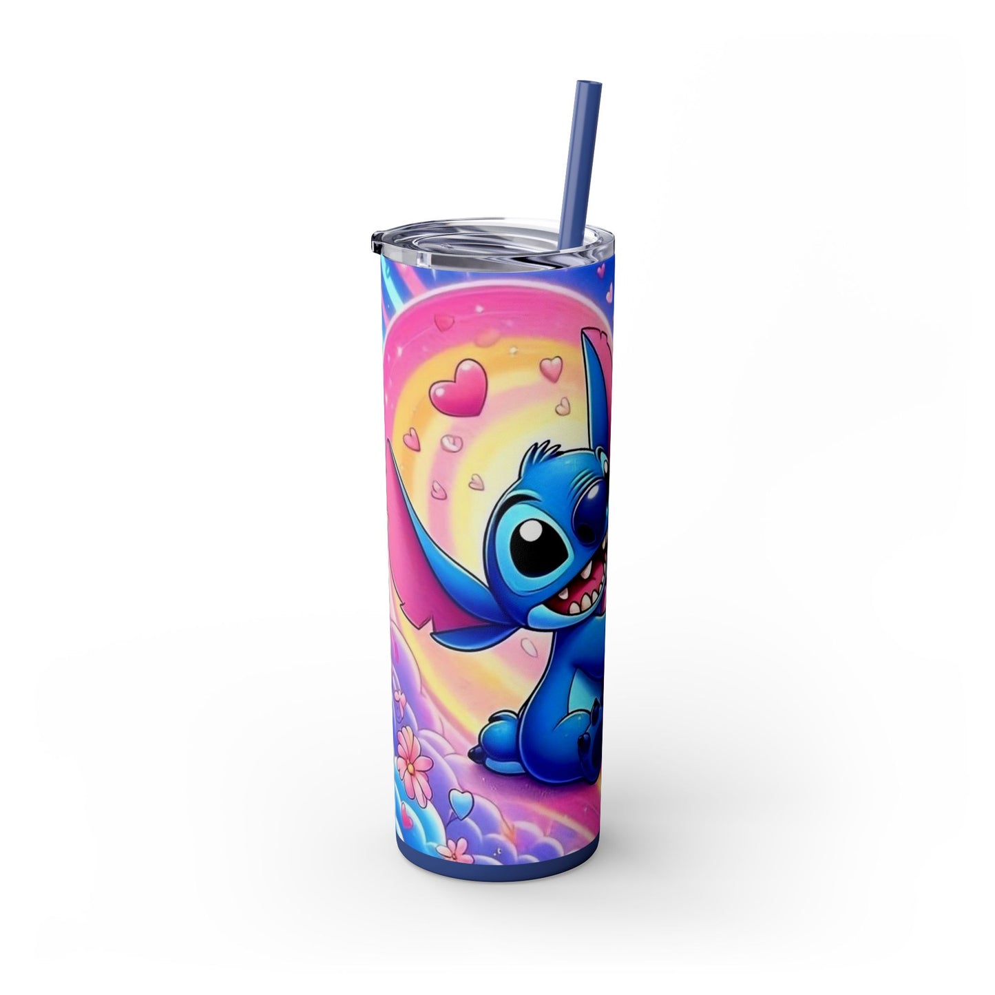 Skinny Tumbler - Stitch and Angel Love Design