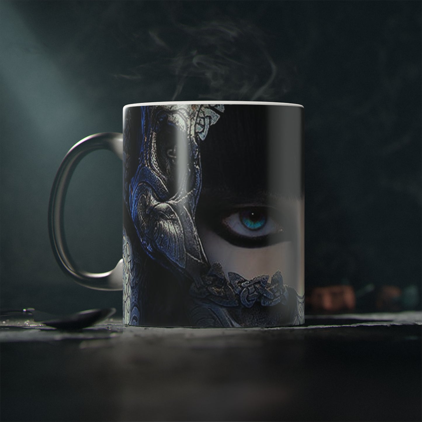 Magic Mug — Mysterious Gaze Heat-Activated Coffee Mug
