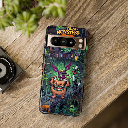 Google Pixel - Colorful Cartoon Monster Academy Design (Tough Cases)