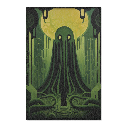 The Rise Of Cthulhu H.P. Lovecraft - Area Rug - House of O & A