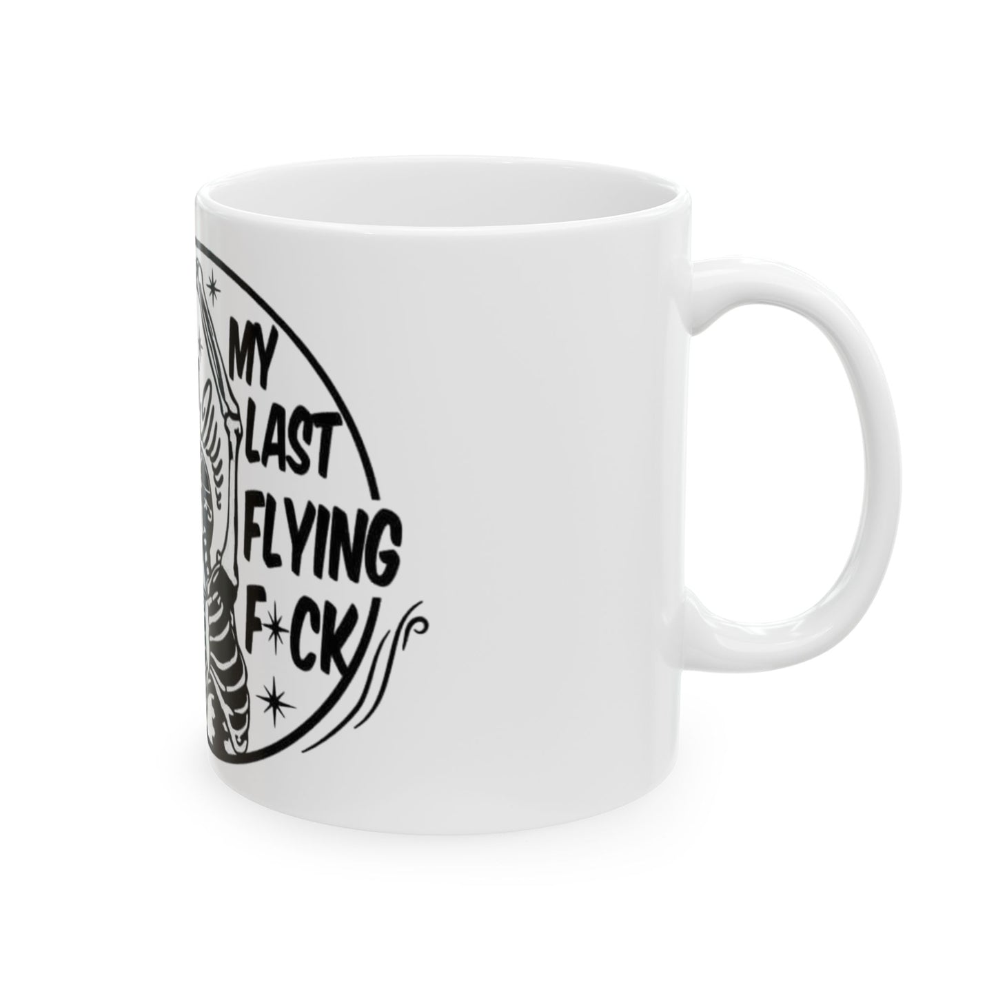 Copy of Skeleton 'There It Goes' Funny Gothic Ceramic Mug (11oz & 15oz)