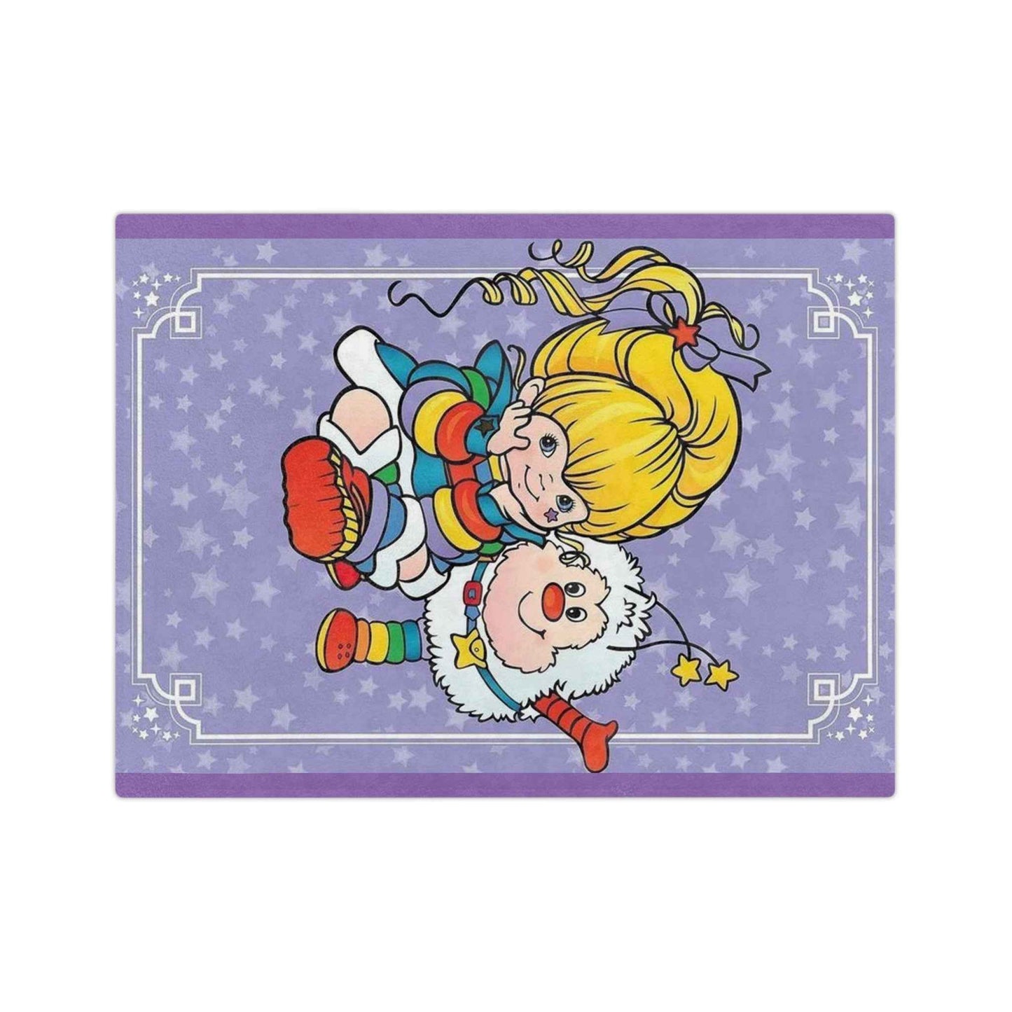 Rainbow Bright - Velveteen Minky Blanket