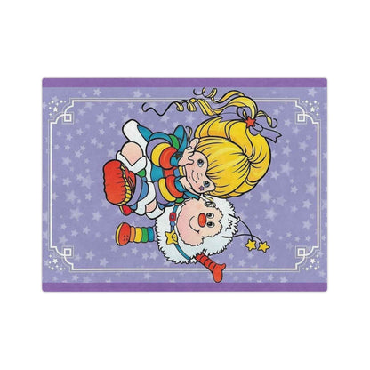Rainbow Bright - Velveteen Minky Blanket