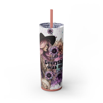 She Overcame Inspirational Skinny Tumbler - House of O & A