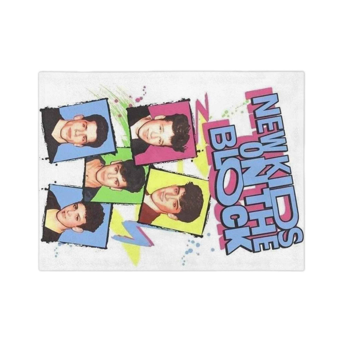 New Kids on the Block - Velveteen Minky Blanket