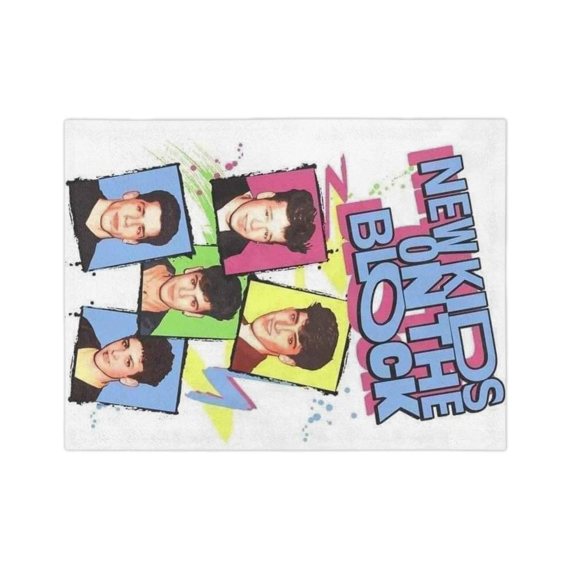 New Kids on the Block - Velveteen Minky Blanket