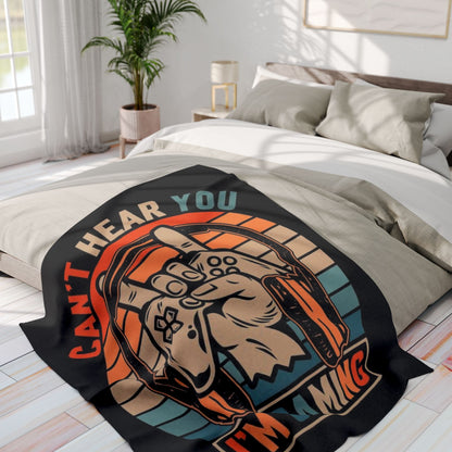 "I'm Gaming" Cozy Arctic Blanket for Gamers