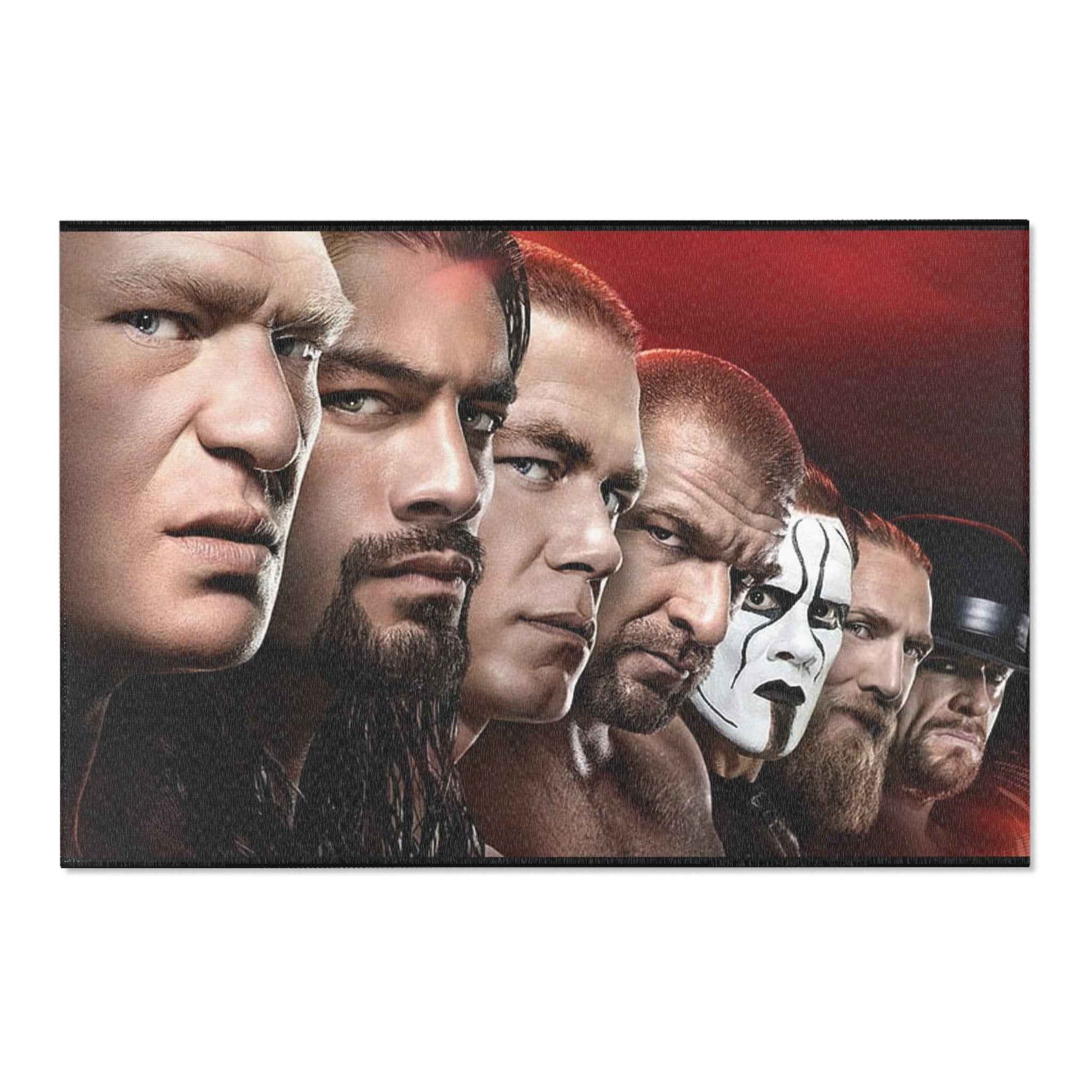 WWE Red Area Rug