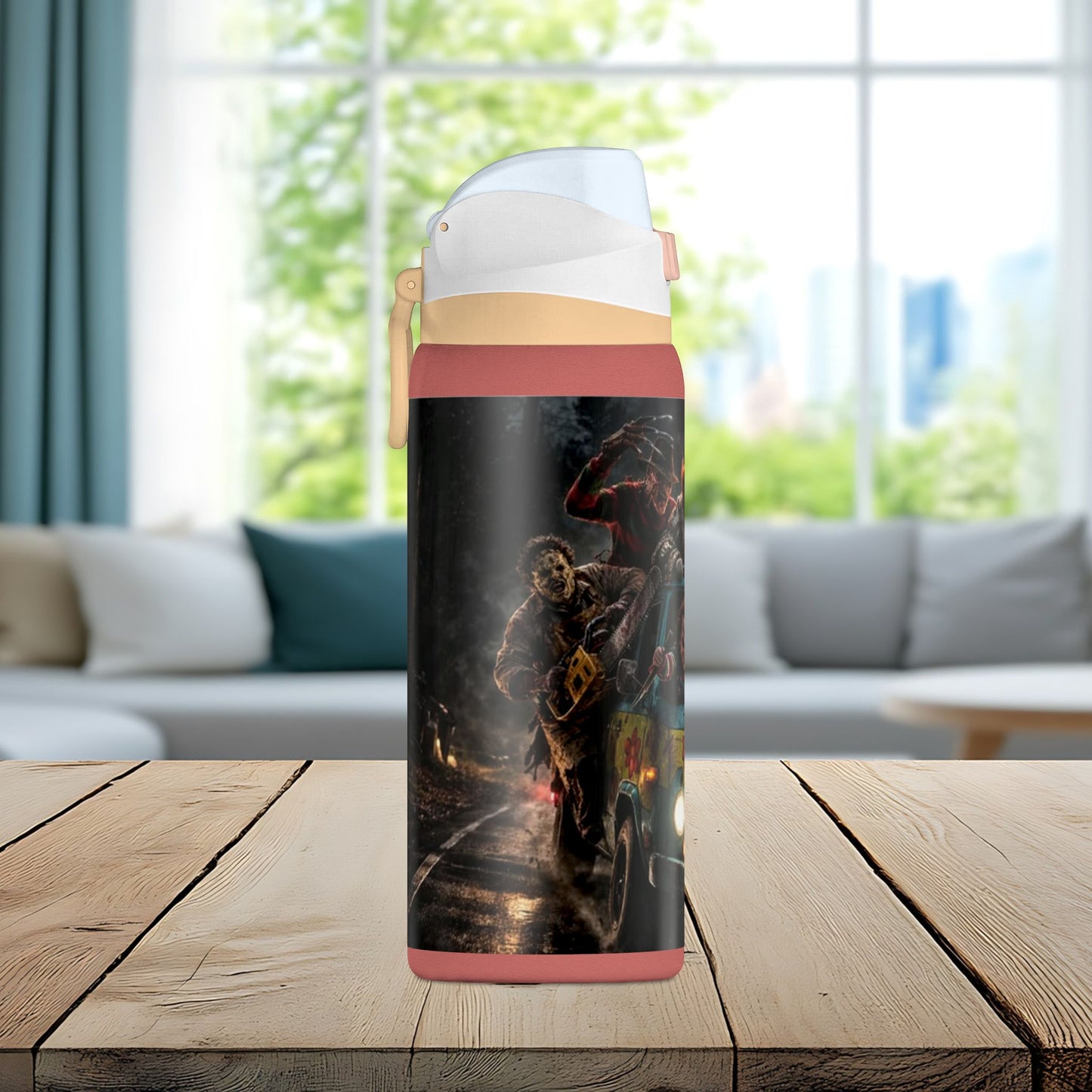 Nightmare Road Trip 32oz Insulated Water Bottle – Horror Legends Edition