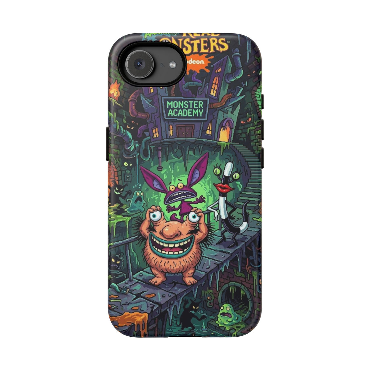 Colorful Cartoon Monster Academy Design (Tough Cases)