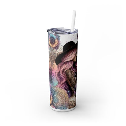 She Overcame Inspirational Skinny Tumbler - House of O & A