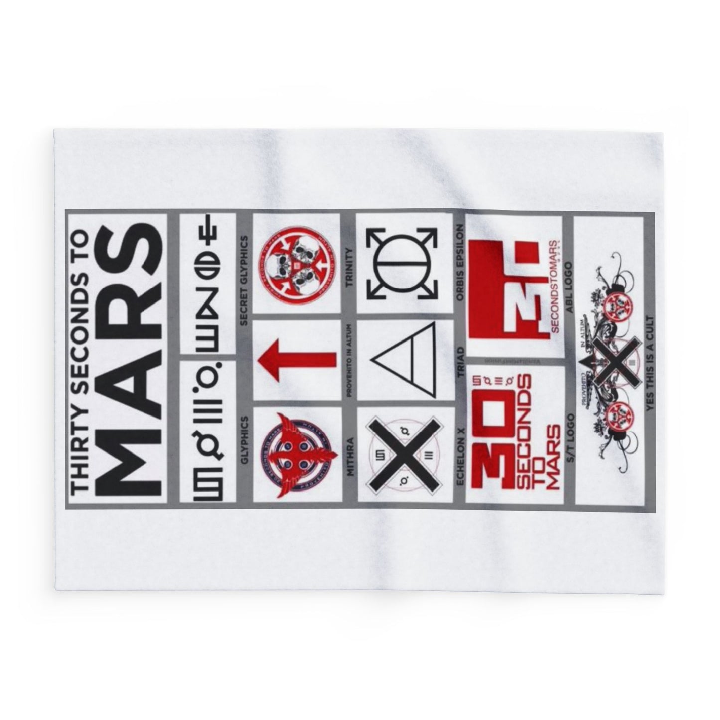 Thirty Seconds to Mars Arctic Blanket — "Yes This Is a Cult"