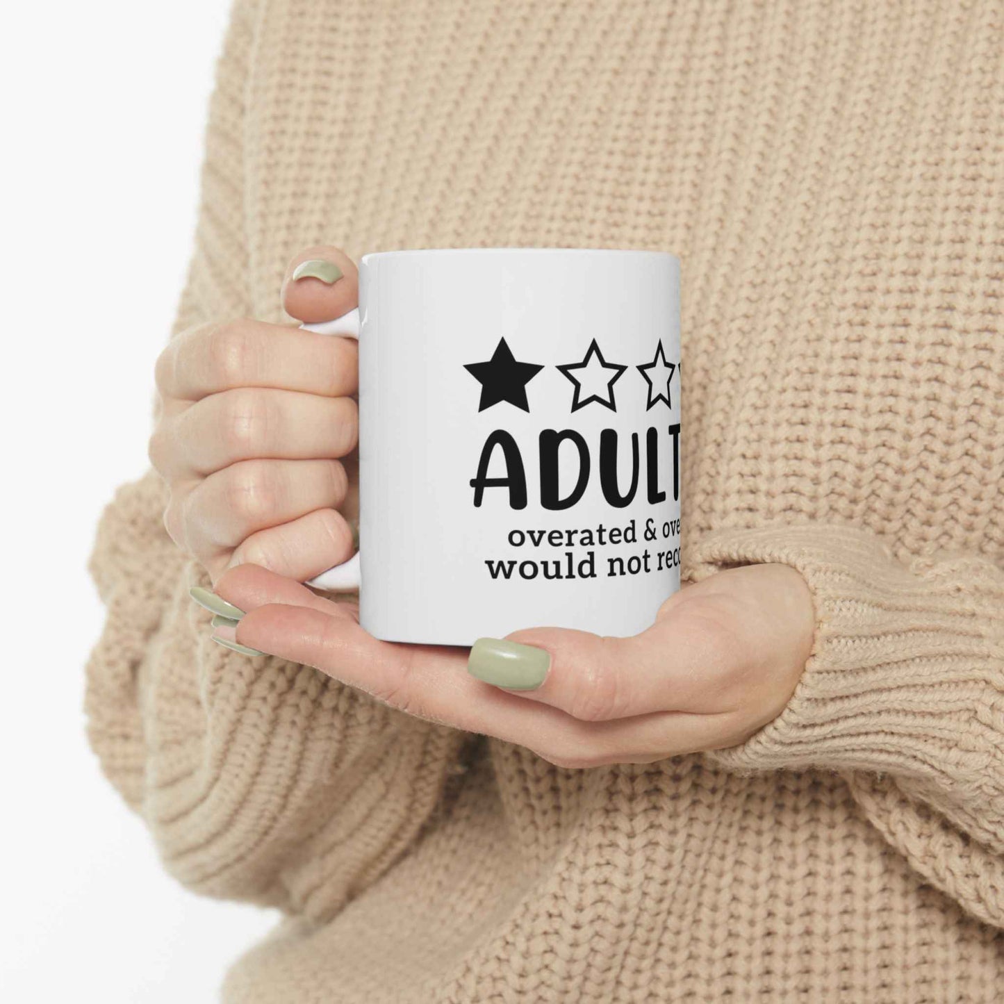 Adulting Funny Coffee Mug